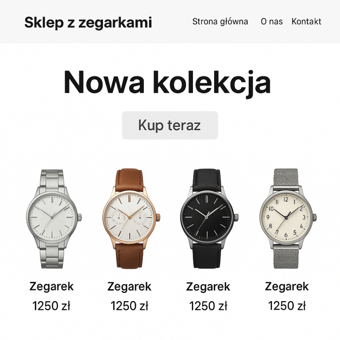 Sklep z zegarkami